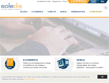 Tablet Screenshot of groupe-soledis.com